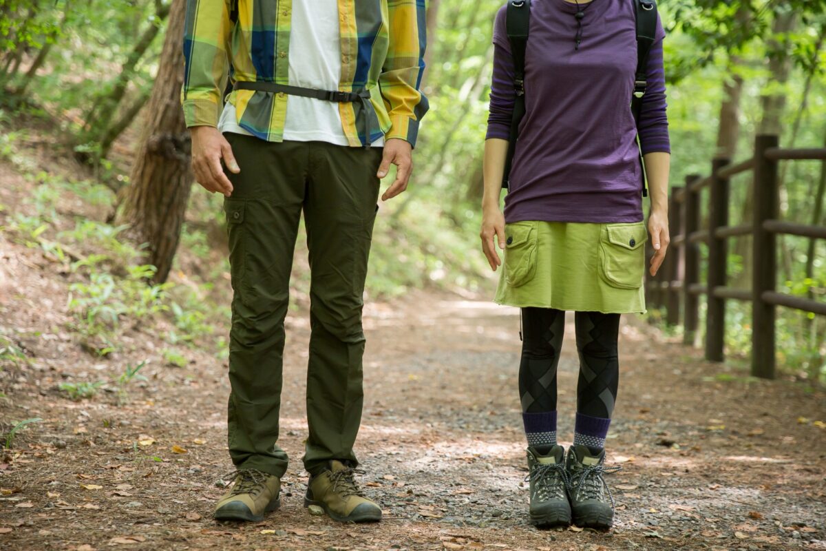 登山時の男女の服装例